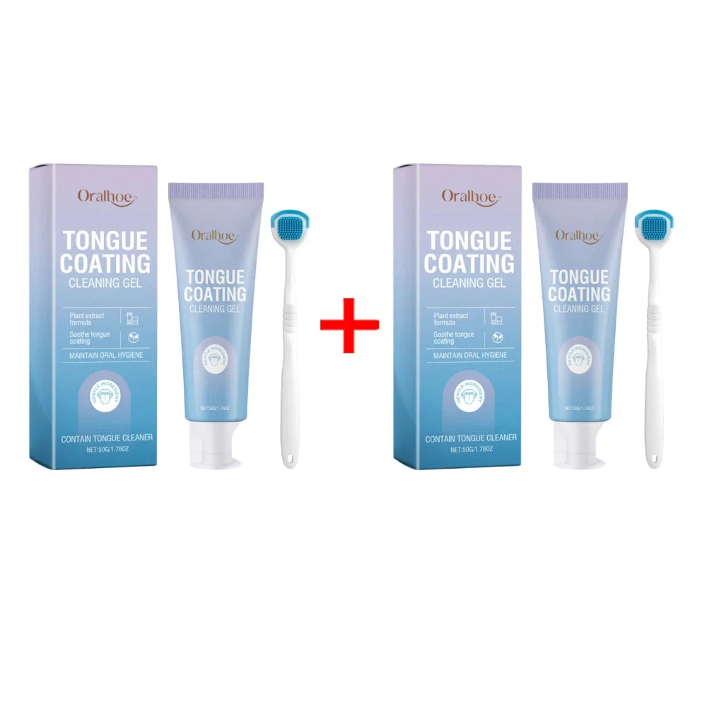 Tongue Cleaning Gel and Brush Kit