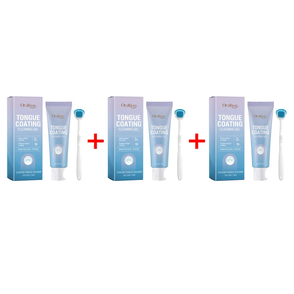 Tongue Cleaning Gel and Brush Kit