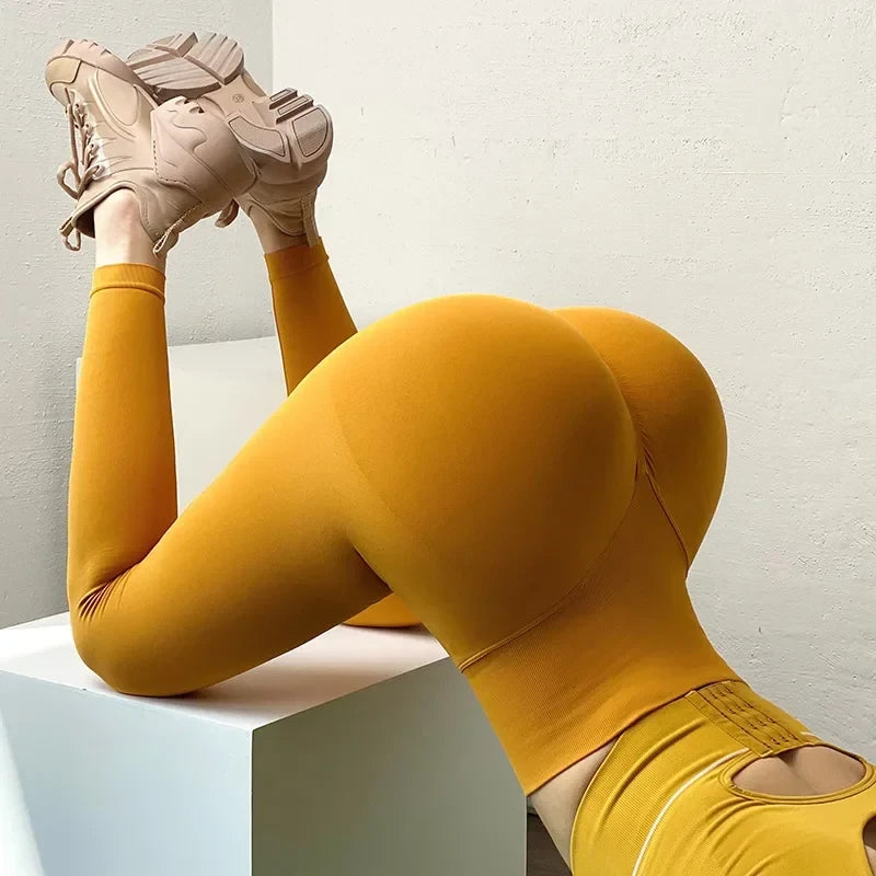 Seamless High-Waist Gym Leggings