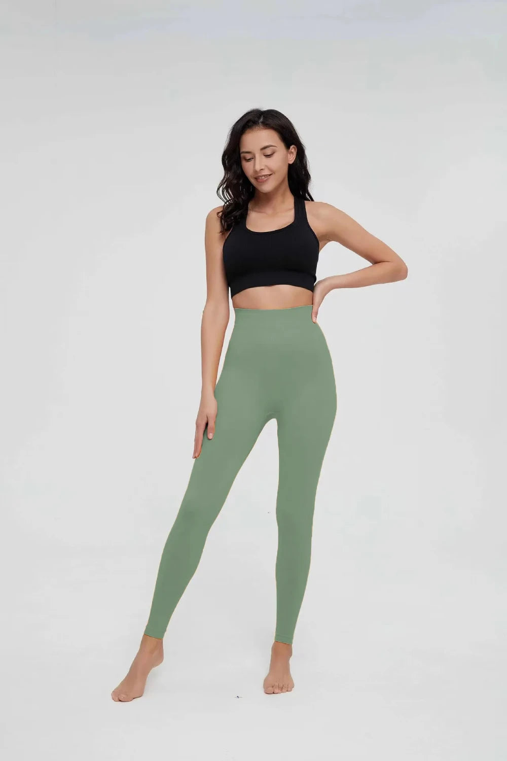 Seamless High-Waist Gym Leggings