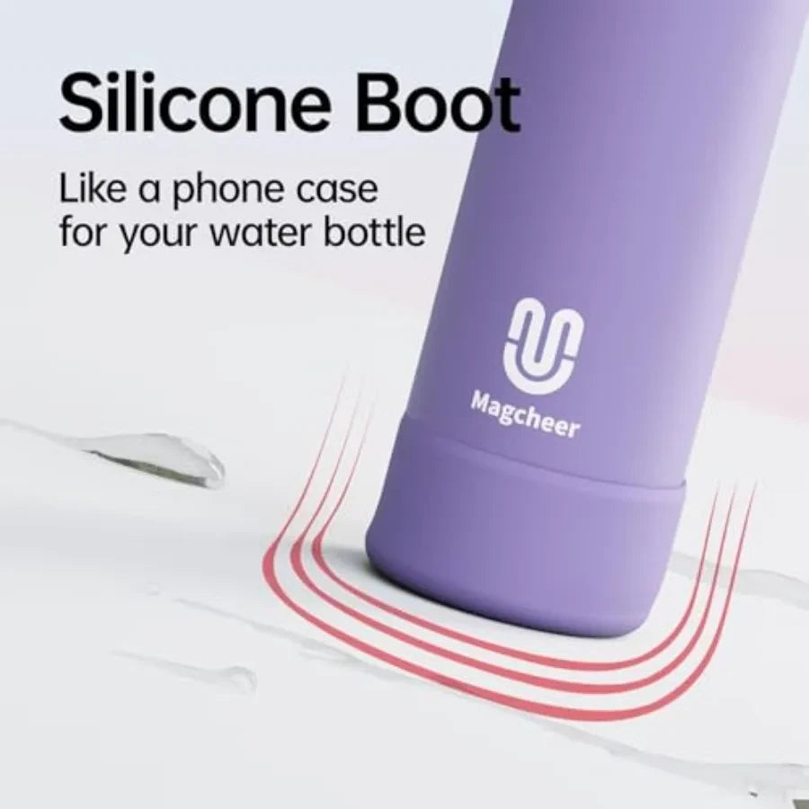 Magnetic Phone Holder Water Bottle