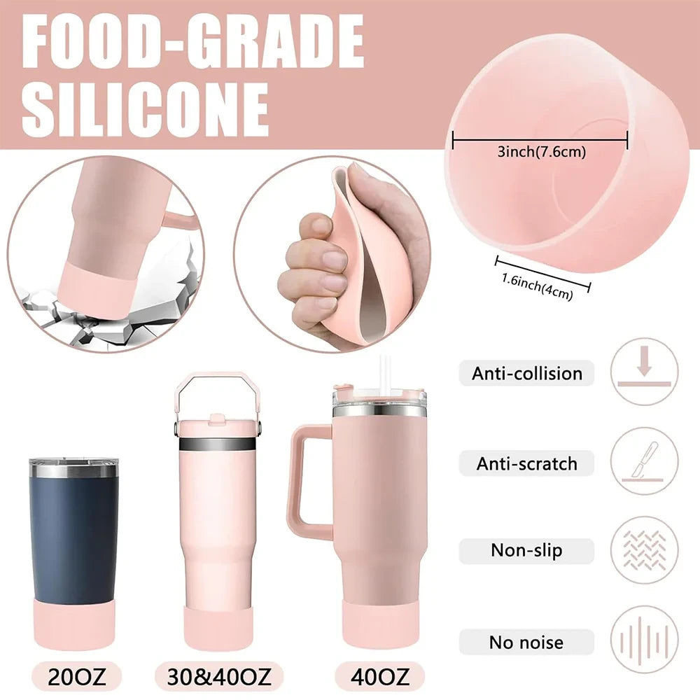 Decorative Straw Charm Cup Accessory Set