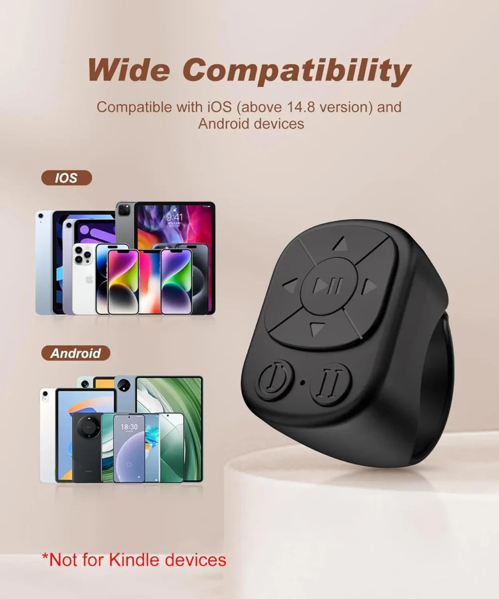 Bluetooth Remote Scrolling Ring