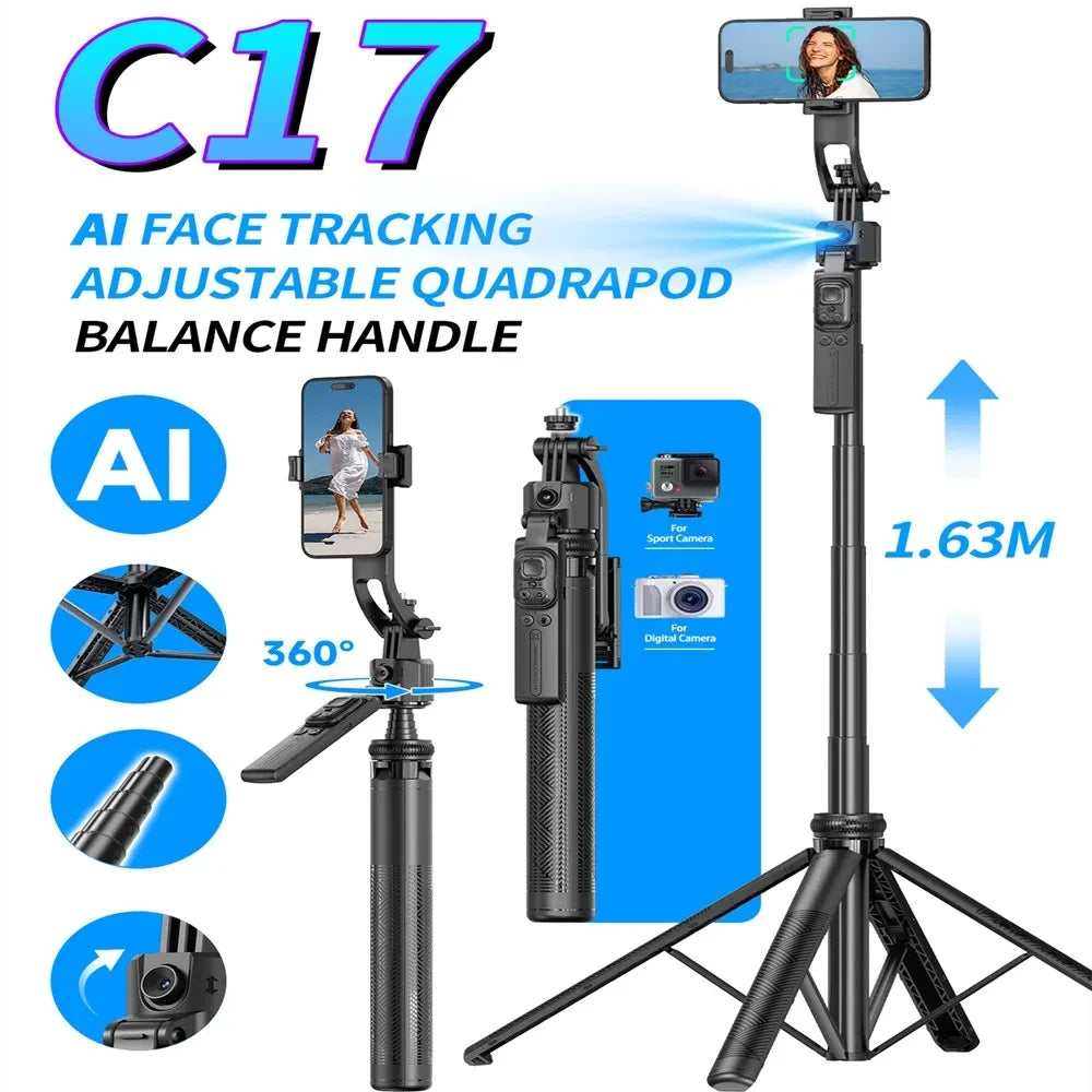 AI Smartphone Gimbal Stabilizer