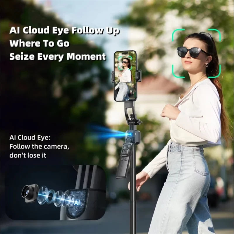 AI Smartphone Gimbal Stabilizer