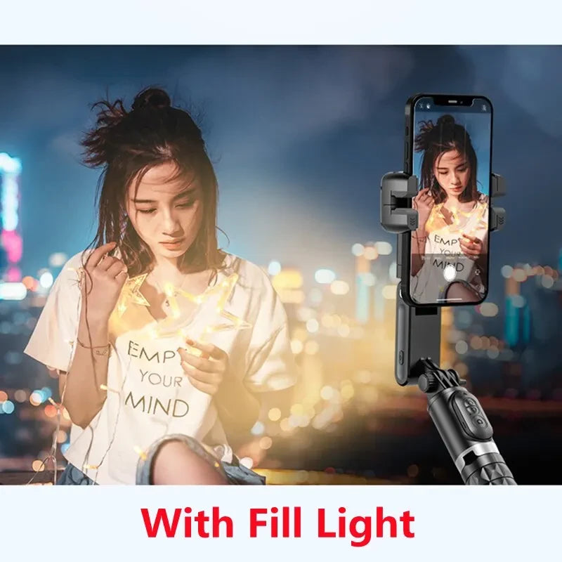 Smartphone Gimbal Tripod Stabilizer
