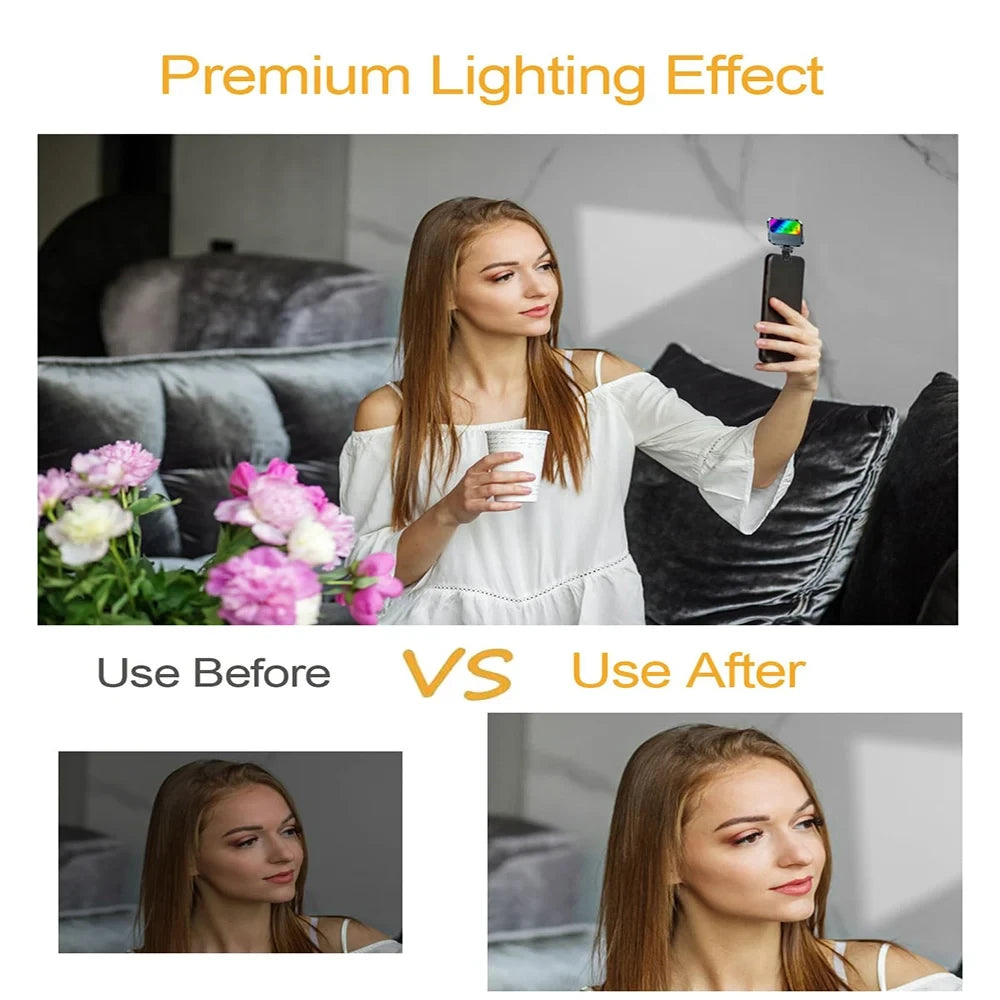 Portable LED Smartphone Ring Light