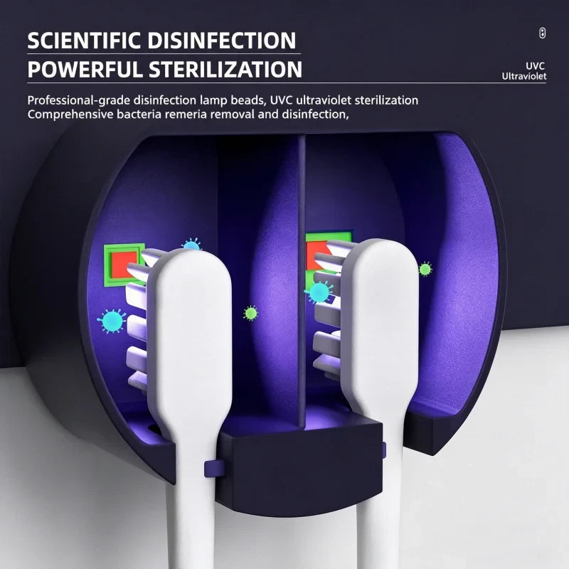 Portable UV Toothbrush Sterilizer Case