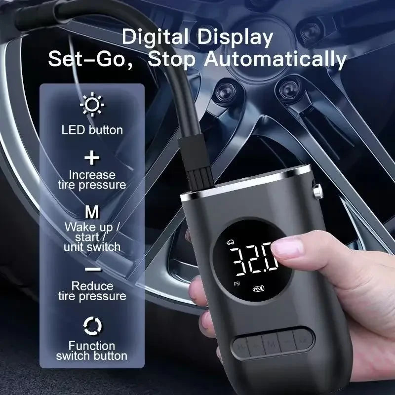 Portable Wireless Tire Inflator