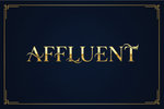 Affluent Logo - Navy Gold