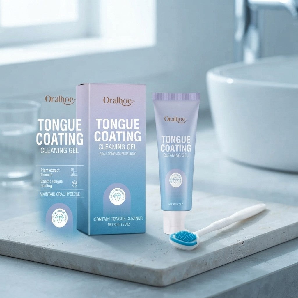 Tongue Cleaning Gel and Brush Kit