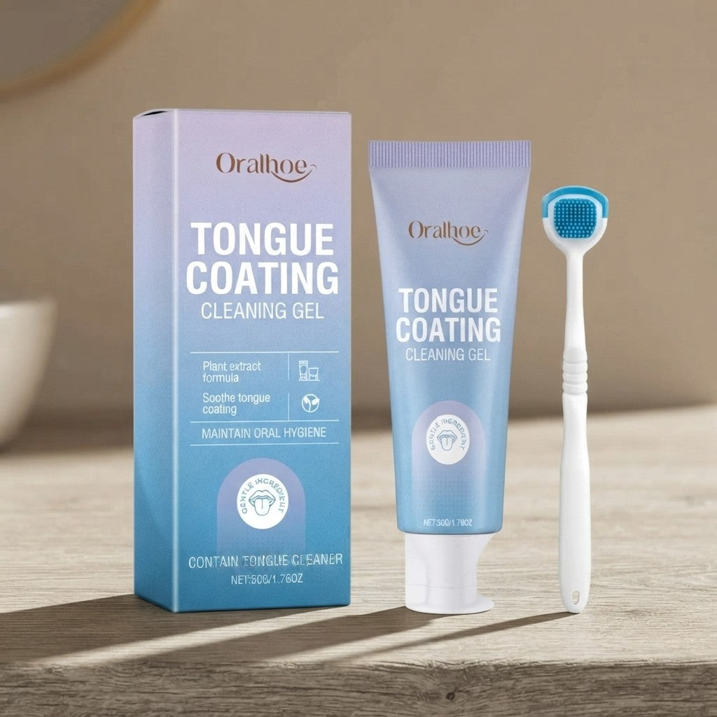 Tongue Cleaning Gel and Brush Kit