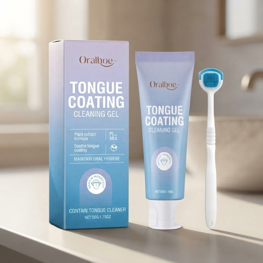 Tongue Cleaning Gel and Brush Kit