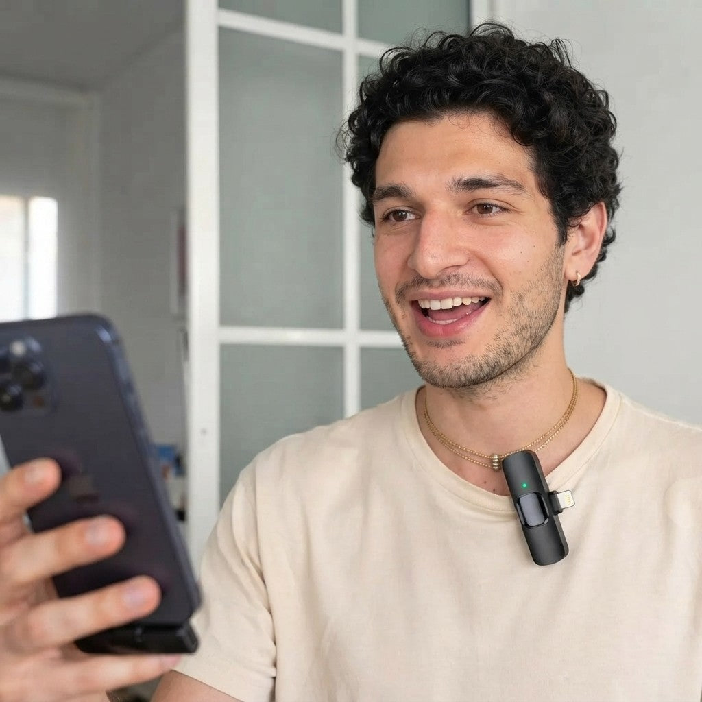 Wireless Clip-on Lavalier Microphones