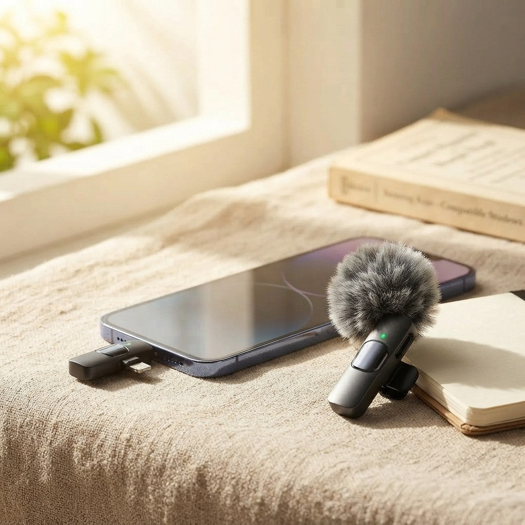 Wireless Clip-on Lavalier Microphones