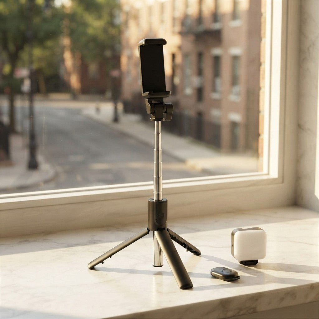 Portable Bluetooth Selfie Stick Tripod